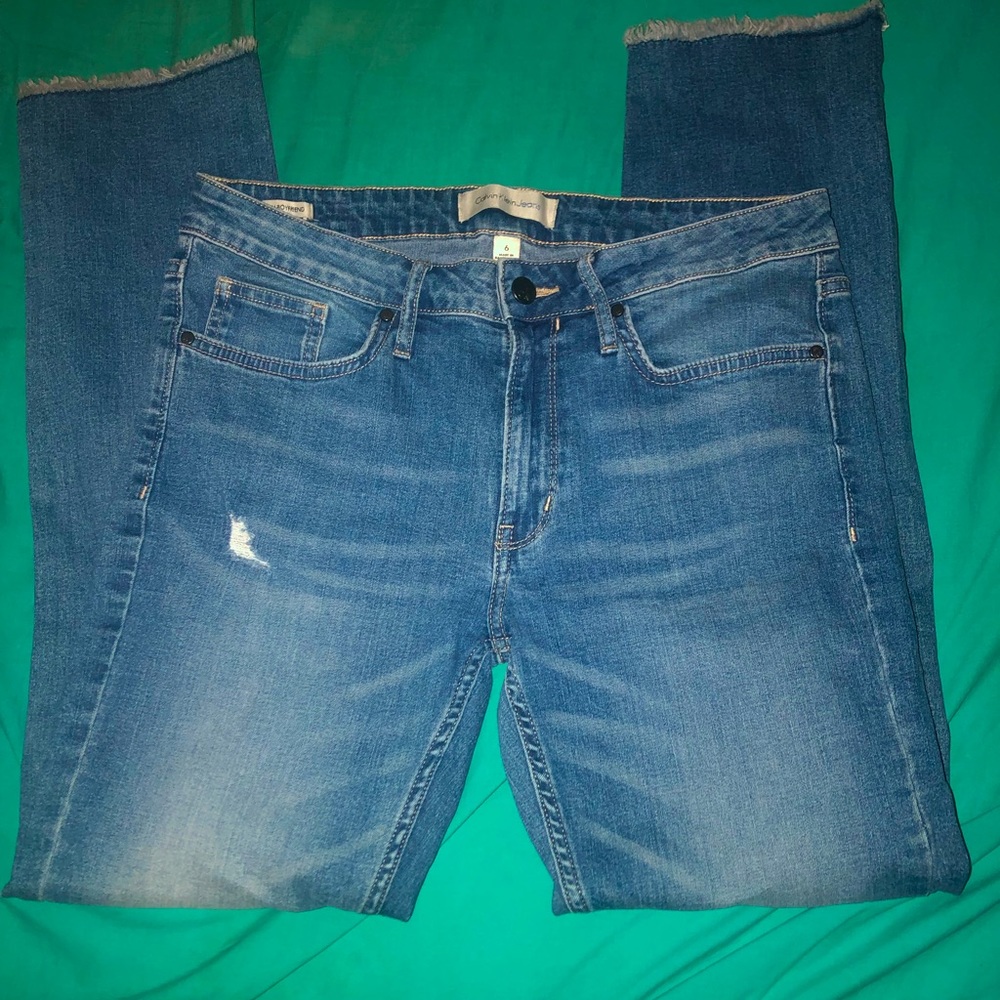 Calvin Klein boyfriend skinny Jean
